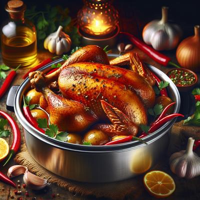 Image of Spicy Cornish Game Hens Pressure Cooker