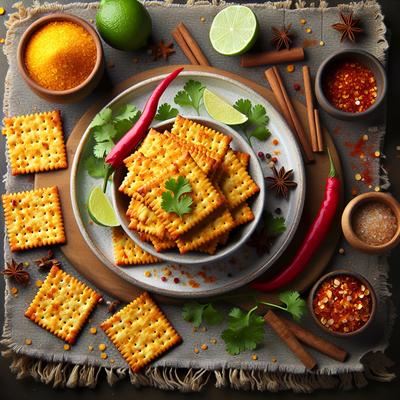 Image of Spicy Cornmeal Crackers
