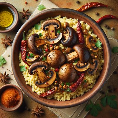 Image of Spicy Couscous with Mushrooms