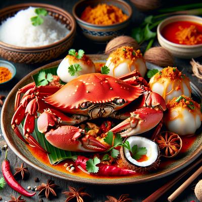 Image of Spicy Crabs with Coconut Dumplings
