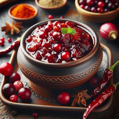 Image of Spicy Cranberry Chutney