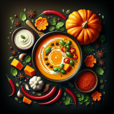 Image of Spicy Cream of Pumpkin Soup