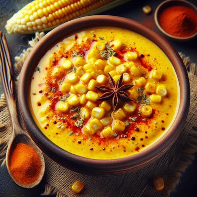 Image of Spicy Cream of Sweet Corn Soup