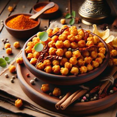 Image of Spicy Crunchy Chickpea Snack