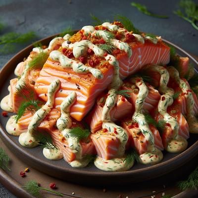 Image of Spicy Dill Mayo Salmon South Beach Diet Friendly