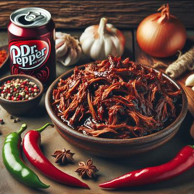 Image of Spicy Dr Pepper Shredded Pork
