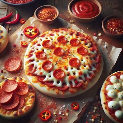 Image of Spicy Easy English Muffin Pizza