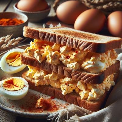 Image of Spicy Egg Salad Sandwiches