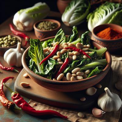 Image of Spicy Escarole and Beans