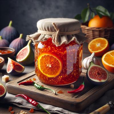 Image of Spicy Fig Orange Microwave Jam