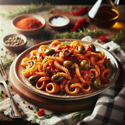 Image of Spicy Fragrant Pasta Puttanesca