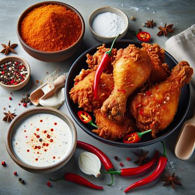 Image of Spicy Fried Chicken with Buttermilk Gravy