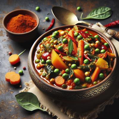 Image of Spicy Fruity Wild Vegetable Curry