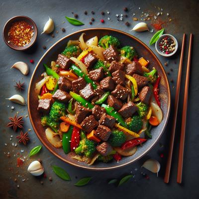 Image of Spicy Garlic Beef Stir Fry