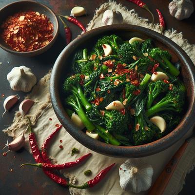 Image of Spicy Garlic Broccoli Rabe