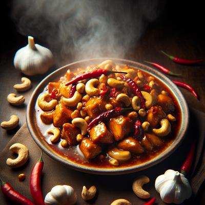 Image of Spicy Garlic Cashew Chicken