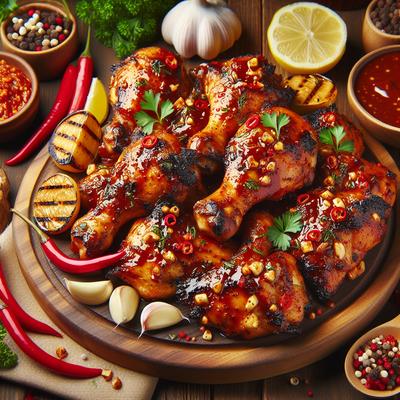 Image of Spicy Garlic Chicken Bbq