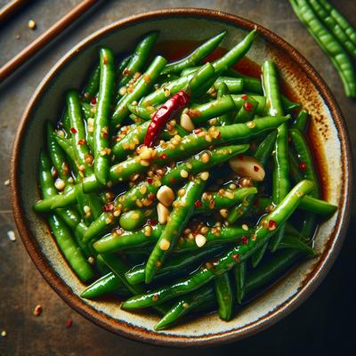 Image of Spicy Garlic Green Beans