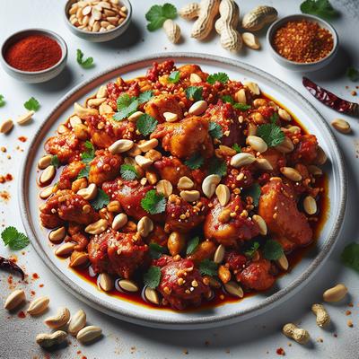 Image of Spicy Ginger Chicken with Peanuts