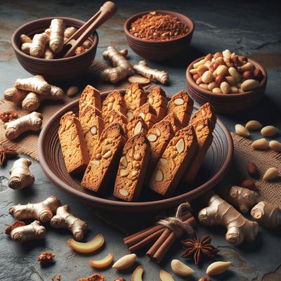Image of Spicy Ginger Nut Biscotti 2