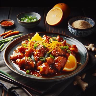 Image of Spicy Ginger Orange Chicken