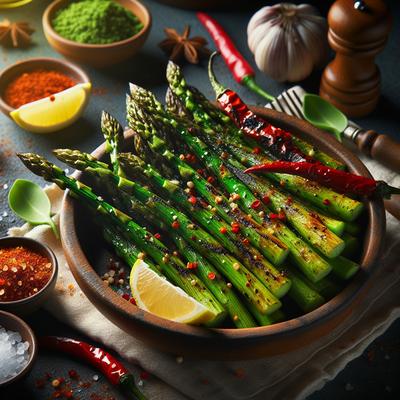 Image of Spicy Grilled Asparagus