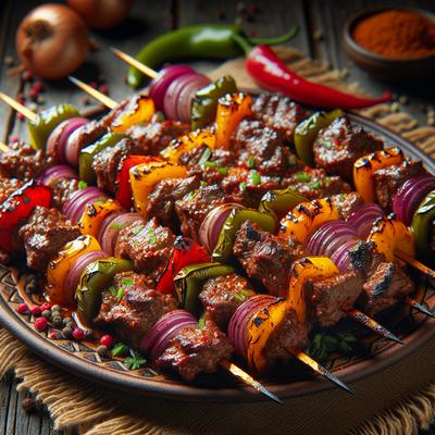 Image of Spicy Grilled Beef Kabobs