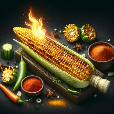 Image of Spicy Grilled Corn on the Cob