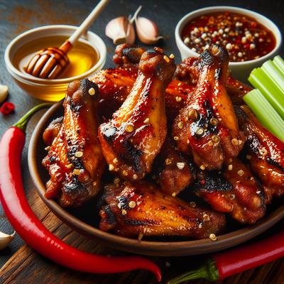 Image of Spicy Grilled Hot Wings