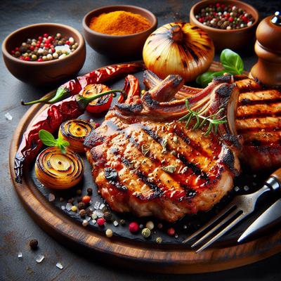 Image of Spicy Grilled Pork Chops