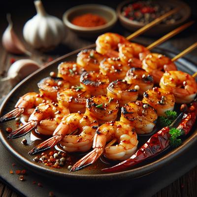 Image of Spicy Grilled Shrimp Skewers