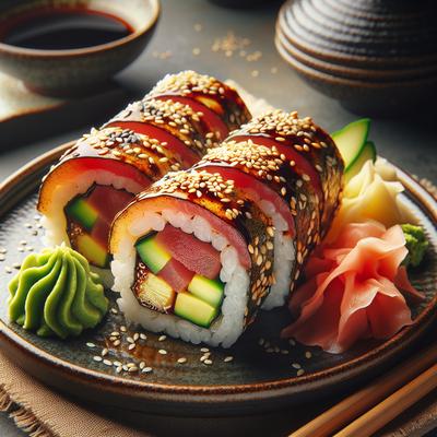 Image of Spicy Grilled Tuna Un Roll