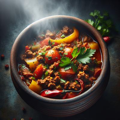 Image of Spicy Ground Beef Goulash