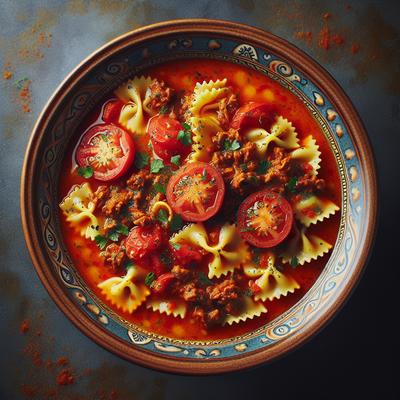 Image of Spicy Hamburger Helper Lasagna Soup