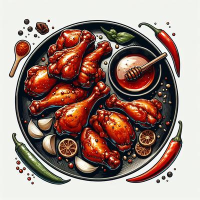 Image of Spicy Honey Chicken Drums