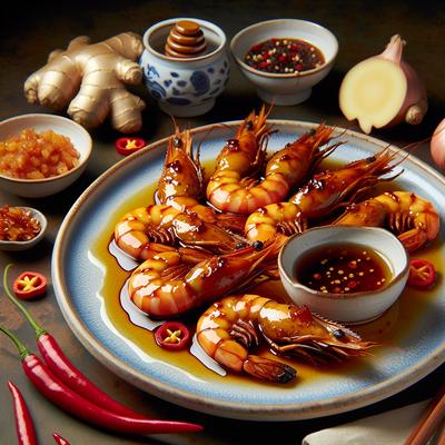 Image of Spicy Honey Ginger Shrimp