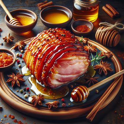 Image of Spicy Honey Glazed Bacon or Ham