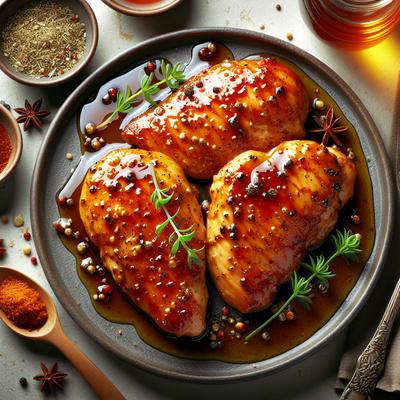 Image of Spicy Honey Glazed Chicken Breasts