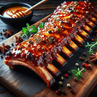 Image of Spicy Honey Mustard Baby Back Ribs