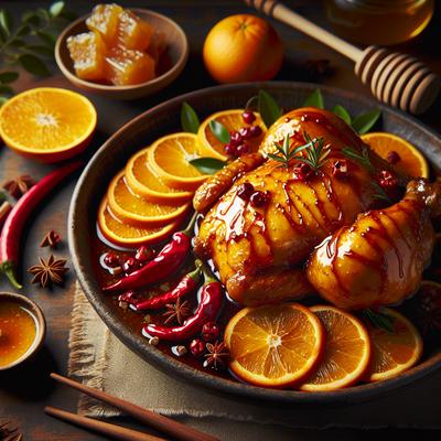 Image of Spicy Honey Orange Chicken