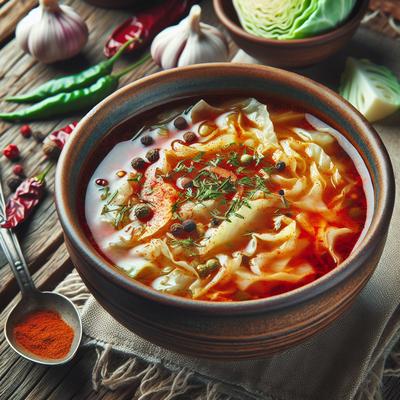 Image of Spicy Hot Cabbage Soup