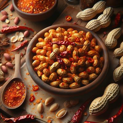 Image of Spicy Hot Peanuts