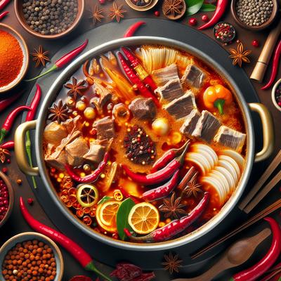 Image of Spicy Hotpot Broth Sichuan Hong Tang Lu