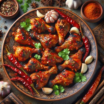 Image of Spicy Indian Chicken Bbq