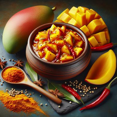Image of Spicy Indian Mango Pickle