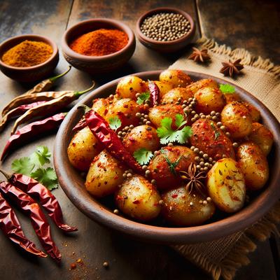 Image of Spicy Indian Potatoes
