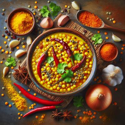 Image of Spicy Indian Yellow Lentil Curry