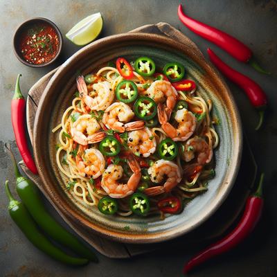 Image of Spicy Jalapeno Shrimp Pasta