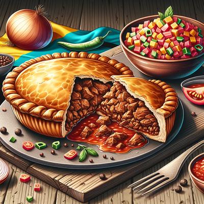 Image of Spicy Jamaican Meat Pies with Island Salsa