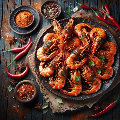 Image of Spicy Jumbo Shrimps with Old Cape Flavours